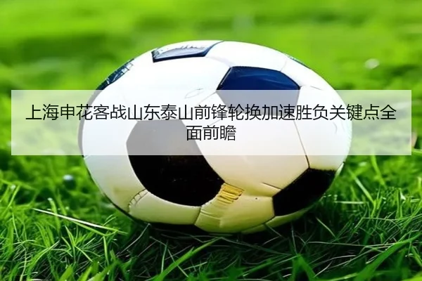 上海申花客战山东泰山前锋轮换加速胜负关键点全面前瞻